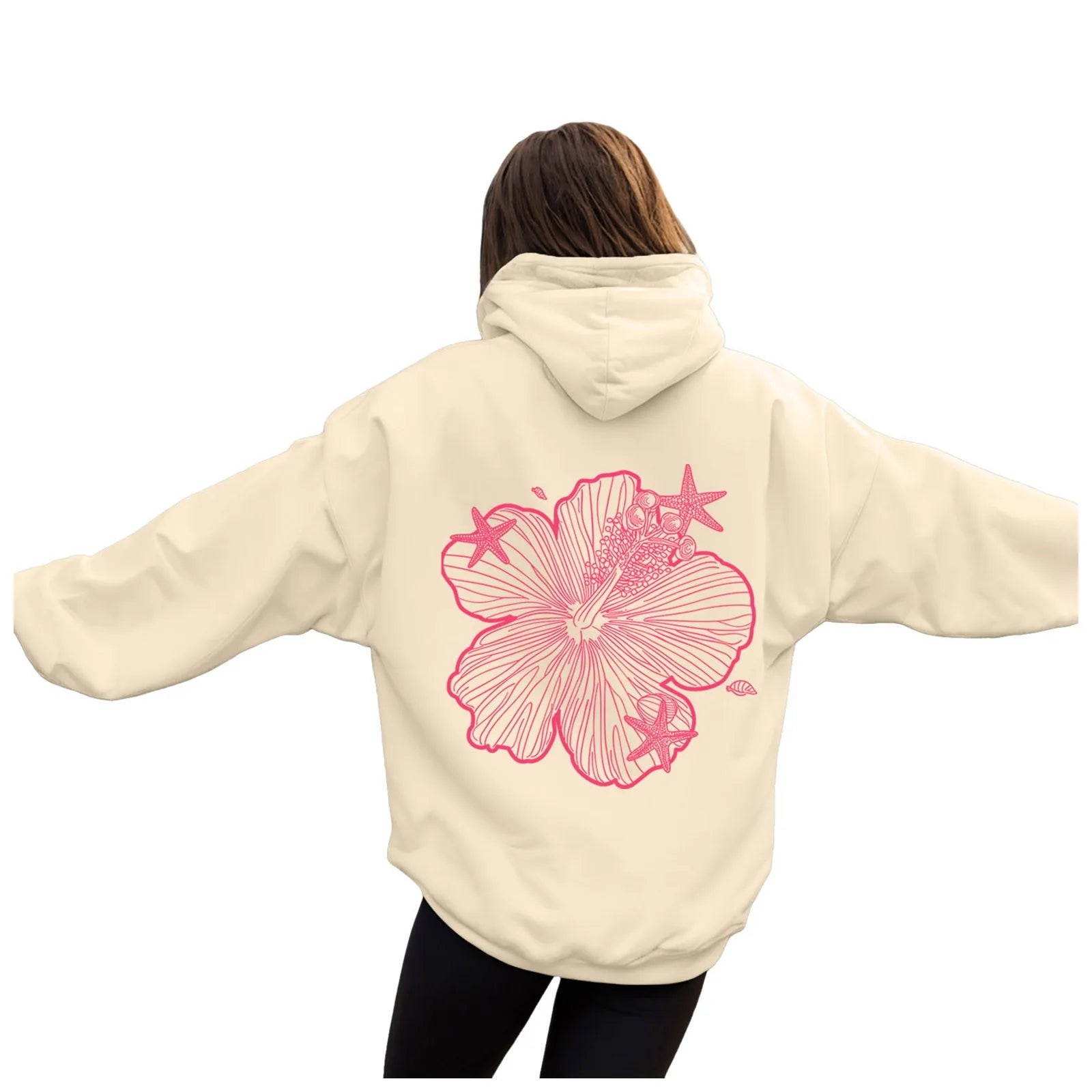 Long Hoodie Sweatshirt